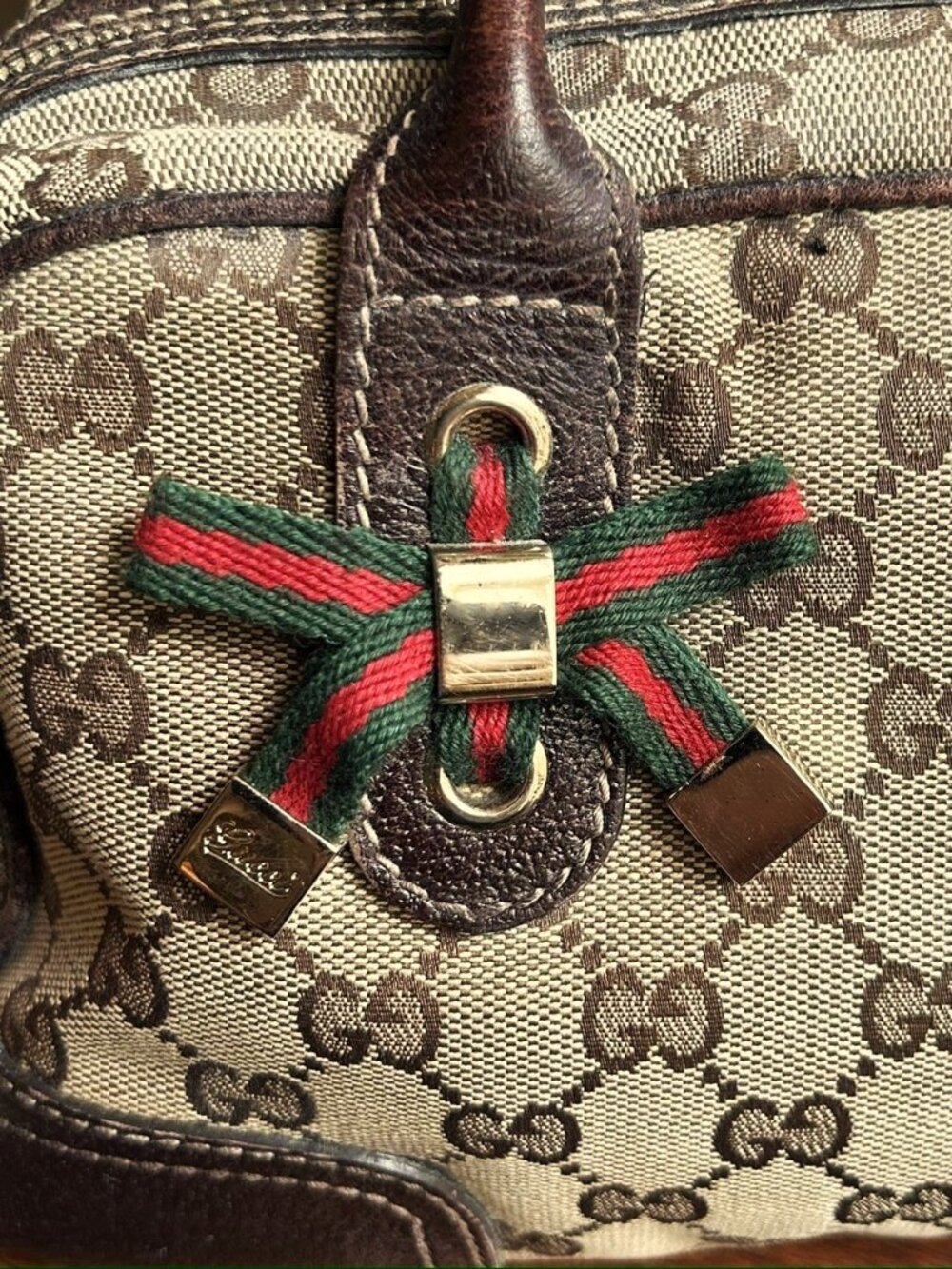 GUCCI GG Princy Boston Bag, Tan, Brown - Picture 3 of 16